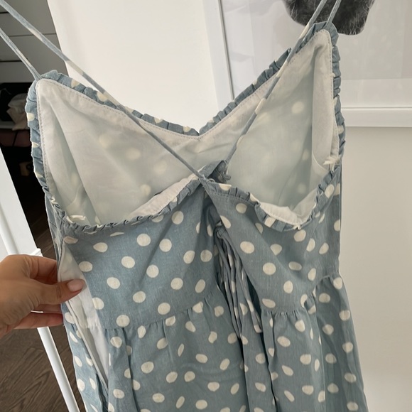 Zara bleu dress - Picture 3 of 4